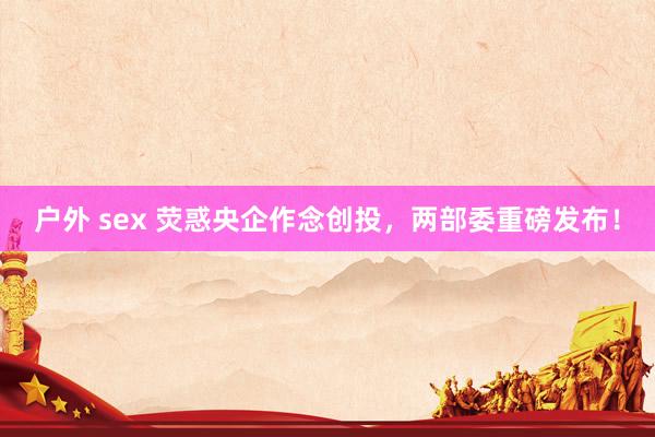 户外 sex 荧惑央企作念创投，两部委重磅发布！