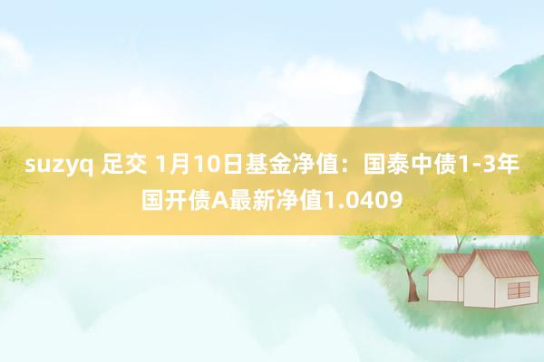suzyq 足交 1月10日基金净值：国泰中债1-3年国开债A最新净值1.0409