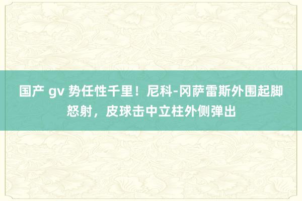 国产 gv 势任性千里！尼科-冈萨雷斯外围起脚怒射，皮球击中立柱外侧弹出